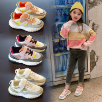 女童鞋2020秋季新款童鞋儿童网面透气老爹鞋韩版童鞋子