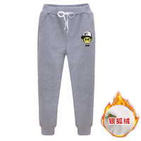 男童加绒2020新款中大童秋冬长裤休闲裤儿童洋气裤子潮