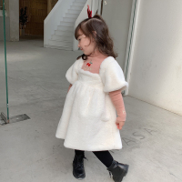 女童装冬装新款洋气韩版儿童连衣裙女宝宝冬季加绒公主裙子潮外搭