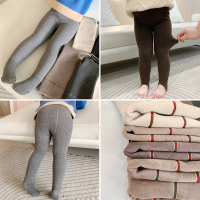 女童装秋冬装新款加绒韩版儿童连袜裤宝宝冬季洋气打底裤子潮