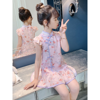 女童旗袍裙子2020新款夏装连衣裙夏季洋气公主儿童汉服女孩中国风