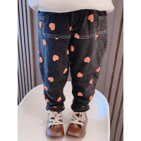 女童加绒羊毛裤秋冬装2020年新款儿童洋气小童外穿长裤子宝宝