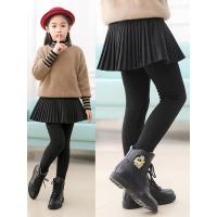 女童打底裤 秋冬装假两件裤裙儿童裤子加绒加厚大童外穿洋气裙裤