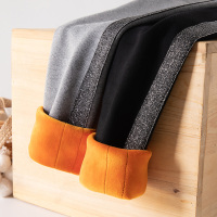 女童加绒打底裤2021秋冬季新款儿童裤子大童冬装加厚洋气外穿长裤