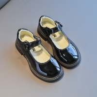 女童皮鞋2021新款儿童鞋子女童公主鞋演出小皮鞋宝宝方口舞蹈鞋