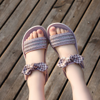 女童凉鞋2021新款时尚儿童鞋子夏季中大童凉鞋公主防滑软底宝宝鞋