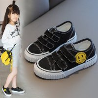 儿童鞋子男童帆布鞋女学生韩版鞋2021秋季新款小童鞋子春秋休闲鞋