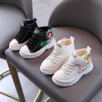 宝宝冬加绒软底婴儿高帮棉鞋女宝宝保暖棉鞋岁小童潮鞋男1-6岁3