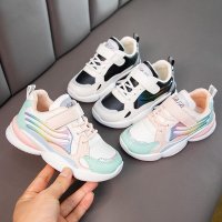 2021秋季儿童运动鞋男童宝宝皮面软底网红鞋子女小童3-7岁10