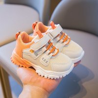 1-3岁秋季老爹鞋宝宝小童潮鞋4男童运动鞋儿童鞋透气2女童5网鞋