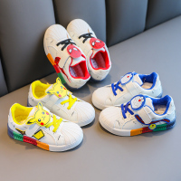 秋季贝壳头童鞋女童鞋子男童鞋1-3岁2儿童小白鞋宝宝软底鞋潮鞋