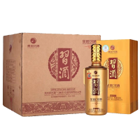 贵州习酒 53度金钻习酒 500ml *6高度白酒(新老包装随机发货)