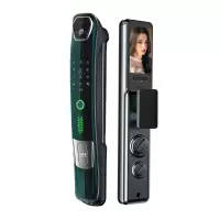 凡帝亚智能门锁FDY-R32 七种开锁视频对讲3D人脸识别视频对讲、电子猫眼、移动侦测、全自动开锁和上锁、LED显示屏