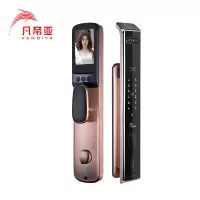凡帝亚智能门锁FDY-C18 3D人脸识、双向可视对讲、电子猫眼、移动侦测、抓拍照片、全自动开锁和上锁、LED显示屏