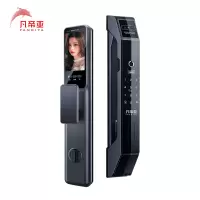 凡帝亚智能门锁FDY-C19 人脸识别,掌纹解锁,远程开锁、自动上锁、可视猫眼、铝合金材质