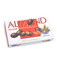 明治 巴旦木夹心巧克力 80g*10个(一组)