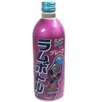 三佳丽葡萄味瓶装波子汽水果味型碳酸饮料500ml