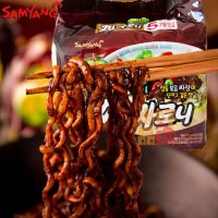 三养 炸酱面140g*5连包 韩国原装进口[酱色]