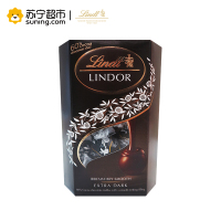 Lindt 瑞士莲 软心特浓黑巧克力分享装 200g 意大利进口