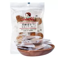 ddung冬己咸蛋黄饼干106g包 黑糖麦芽夹心网红零食冬已饼干
