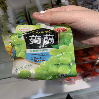 Tarami塔啦蜜蒟蒻果冻白葡萄味150g
