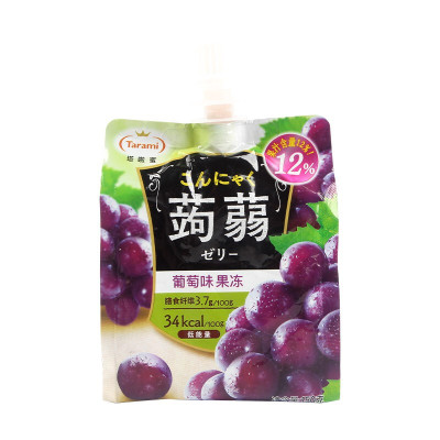 Tarami塔啦蜜蒟蒻果冻紫葡萄味150g
