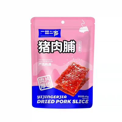 一井二家猪肉脯65g 白芝麻味