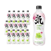 元气森林苏打气泡水480ml 樱花白葡萄味