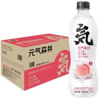 元气森林苏打气泡水480ml 白桃味