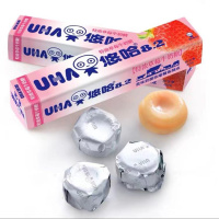 悠哈 特浓草莓糖40g(10条糖)