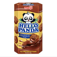 明治熊猫双重巧克力夹心饼干50g