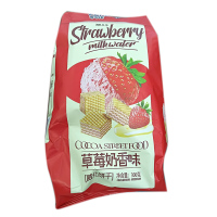 可可街草莓牛乳威化饼干300g