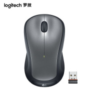 罗技（Logitech） M320 无线鼠标 电脑笔记本台式机USB办公便携 (灰色)不开票