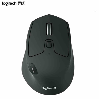 罗技(Logitech)M720 鼠标无线蓝牙USB鼠标办公鼠标右手鼠标优联黑色带无线接收器不开票