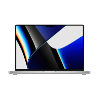 2021 新品 Apple MacBook Pro 16英寸 笔记本电脑 轻薄本 M1 Pro芯片 16GB+1T 银色 MK1F3CH/A
