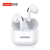 联想(Lenovo)蓝牙耳机 LP40 白色 TWS真无线 游戏影音通用音乐耳塞 半入耳式 不开票