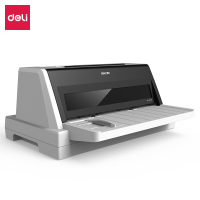 得力(deli) DL-910K 针式打印机 18针82列平推式 票据营改增税控发票打印 (USB口)白色(