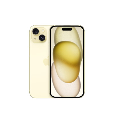 Apple iPhone 15 128G 黄色 移动联通电信手机 5G全网通手机(含票)