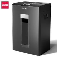 得力(deli)GA390高保密碎纸机 大型文件粉碎机电动商用办公碎纸机 8张 10分钟 23L 4级 可带钉碎纸