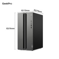 联想(Lenovo)GeekPro 设计师游戏台式电脑主机(酷睿14代i5-14400F RX6600LE 8GB显卡 16G 512G SSD )27英寸套装
