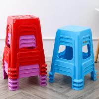 涵杨塑料凳子 熟胶加厚餐桌凳 方凳板凳 成人家用塑胶凳 客厅高凳防滑