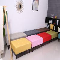 涵杨布艺换鞋凳家用客厅实木沙发脚踏服装店铺长方形休息凳简约长条凳