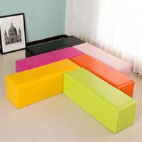 涵杨幼儿园沙发凳换鞋长条凳早教长皮凳实木培训机构矮凳软包长沙发椅