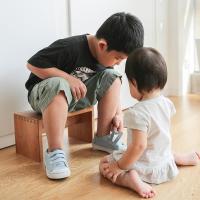 涵杨熹山工房 白龙马小凳 榫卯全实木板凳换鞋凳子家用矮凳黑胡桃榉木