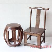 涵杨特价鸡翅木家具清仓中式实木整装椅子小靠背椅复古方凳子矮凳家用