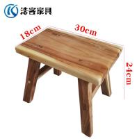 涵杨老式家用儿童小板凳实木宝宝幼儿跳舞凳子换鞋加宽木头复古榆木墩