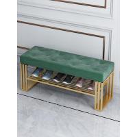 涵杨轻奢厚换鞋凳软包凳子坐垫北欧长方形家用进户口换鞋凳可坐鞋架