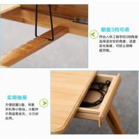 竹制大学生宿舍笔记本电脑桌平板可折叠升降床上用电脑桌写字书桌