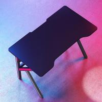 网吧简约电竞桌椅套装台式电脑桌卧室家用粉色书桌办公桌游戏桌子