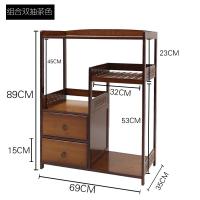 楠竹功夫茶架落地茶桌饮水机收纳小柜子茶几仿古茶水置物架储物柜